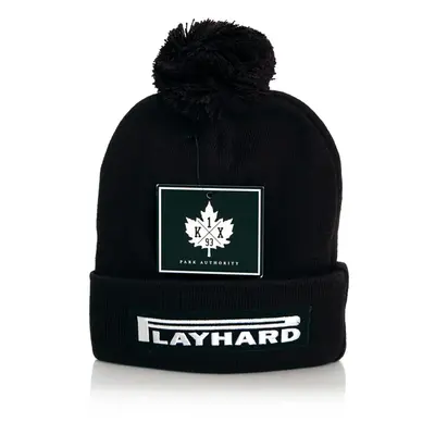 K1x Play Hard Leaf Bommel Beanie Black 1153-5241-0001