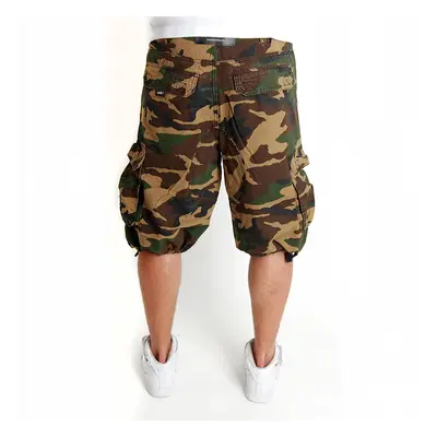 2-Pac Enemy Cargo Shorts Wood Camo