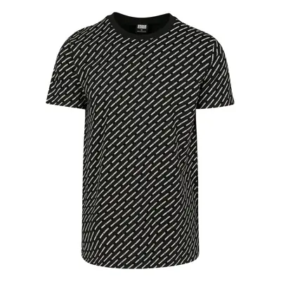 Urban Classics Allover Logo Tee black