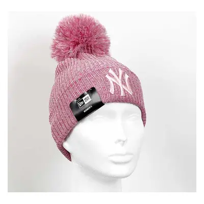 Dětský kulich New Era Youth Eng Fit Knit NY Yankees Pink