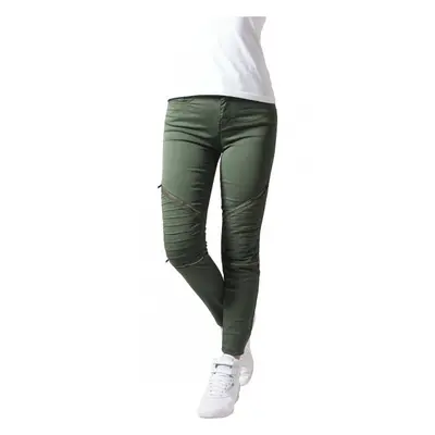 Urban Classics Ladies Stretch Biker Pants olive