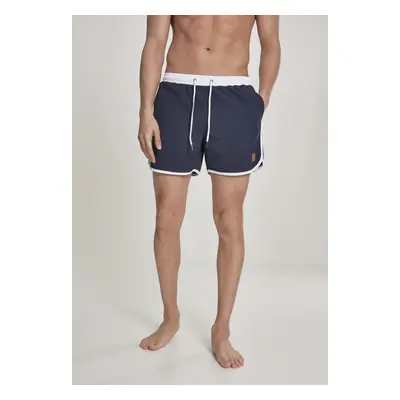 Urban Classics Retro Swimshorts navy/white