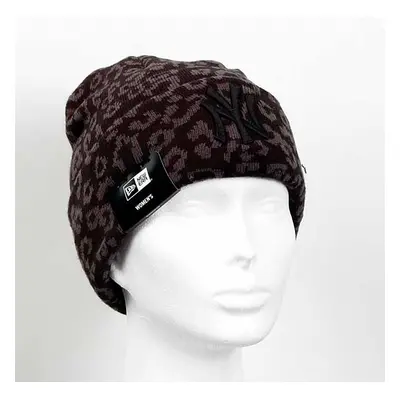 Kulich New Era Womens MLB Leopard Cuff Knit Black