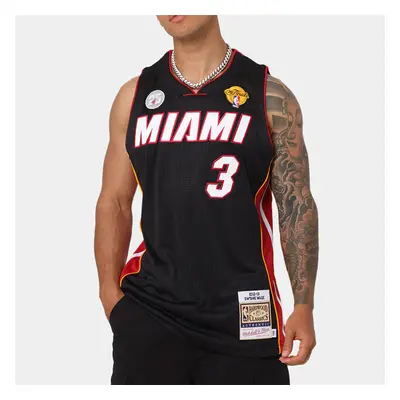 Jersey Mitchell & Ness Miami Heat #3 Dwyne Wade Authentic Road Finals Jersey black