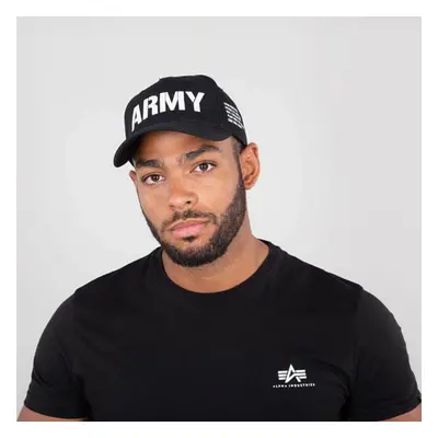 Kšiltovka Alpha Industries Army Cap Black