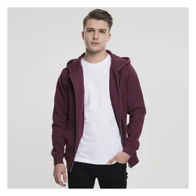 Mikina Urban Classics Basic Zip Hoody cherry