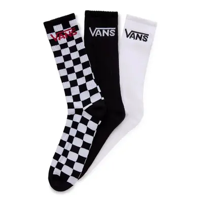 Panské Ponožky VANS MN CLASSIC Crew Socks Black/White 9,5-13