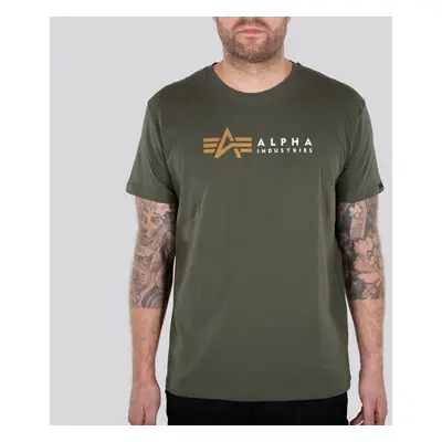 Tričko Alpha Industries Alpha Label T Olive