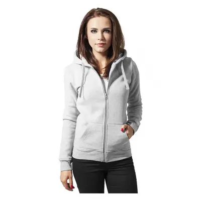 Urban Classics Ladies Zip Hoody grey