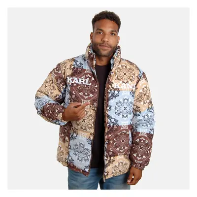 Zimní Bunda Karl Kani Retro Paisley Corduroy Puffer Jacket lt. blue/multicolor