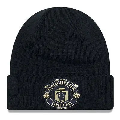 Kulich New Era Manchester United Black Gold Cuff Beanie