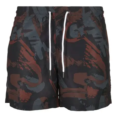 Urban Classics Pattern Swim Shorts 80's aop