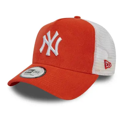 Kšiltovka New Era 9Forty A Frame Trucker Cap NY Yankees Coral Cord Orange