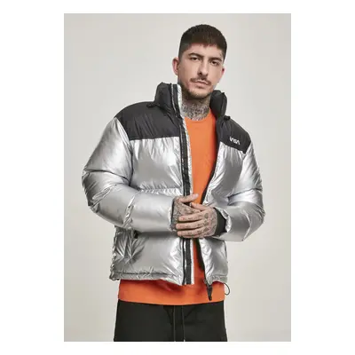 Mr. Tee NASA Two-Toned Puffer Jacket cool grey