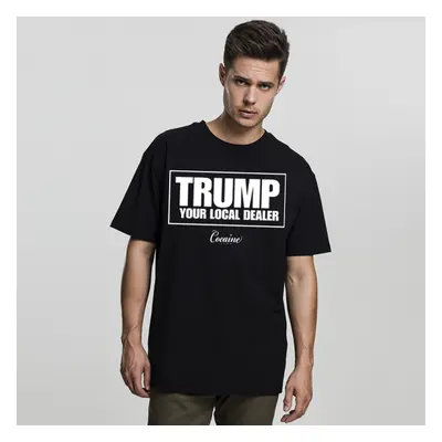 Tričko Cocaine Life Trump Your Local Dealer Tee Black