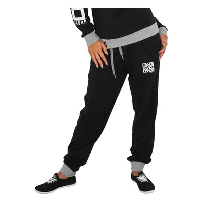 Urban Dance Udance Contrast Sweatpant blk/wht