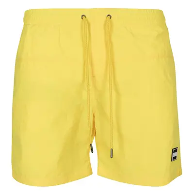 Urban Classics Block Swim Shorts neonyellow