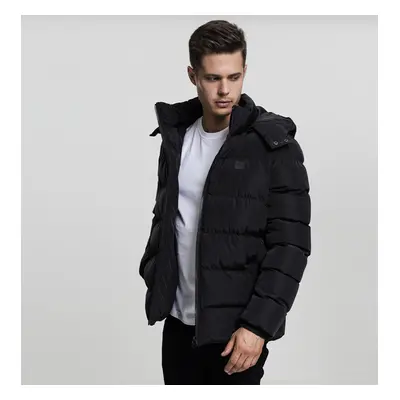 Urban Classics Hooded Puffer Jacket black