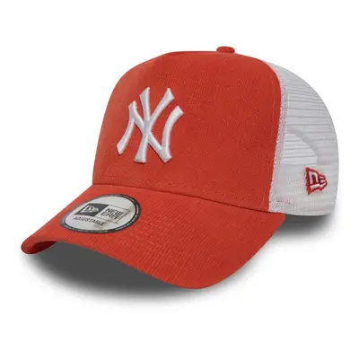 Kšiltovka New Era 9Forty A Frame Trucker Cap NY Yankees Micro Cord Orange