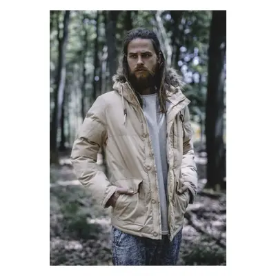 Urban Classics Chambray Lined Parka beige