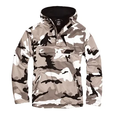 Brandit Fleece Pull Over Windbreaker snowcamo