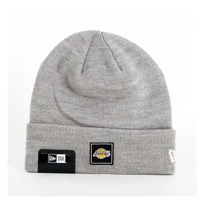 Kulich NEW ERA NBA Team LA Lakers Front Door Grey Cuff Beanie