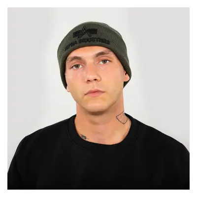 Alpha Industries 3D Beanie Dark Green