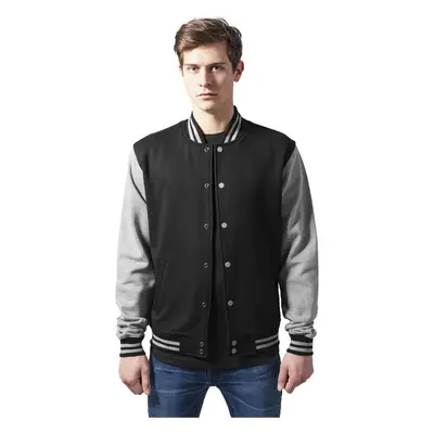 Urban Classics 2-tone College Sweatjacket blk/gry