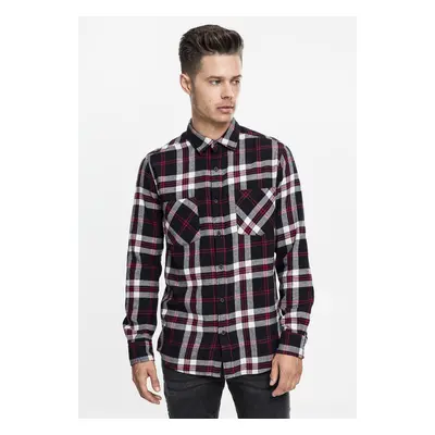 Urban Classics Checked Flanell Shirt 3 blk/wht/red