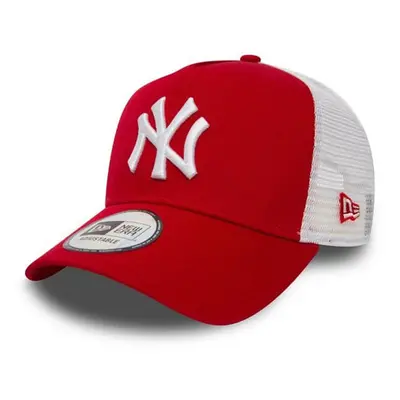 New Era 9Forty Trucker Clean NY Yankees Scarlet Red