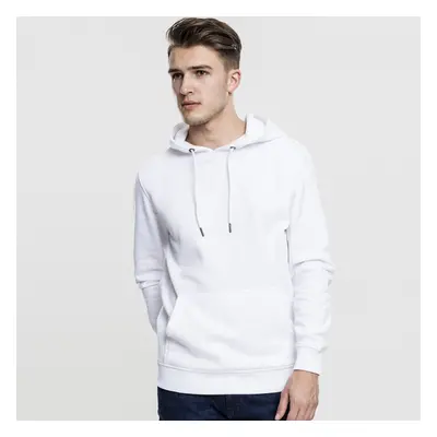 Pánská mikina s kapucí Urban Classics Basic Sweat Hoody white