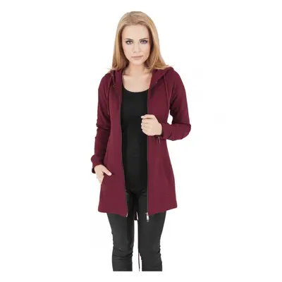 Urban Classics Ladies Sweat Parka burgundy