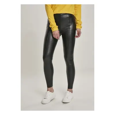 Urban Classics Ladies Faux Leather Skinny Pants black