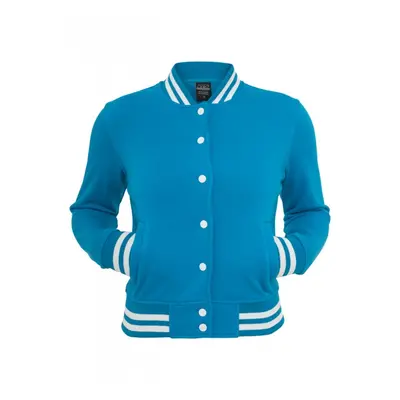 Urban Classics Ladies College Sweatjacket turquoise