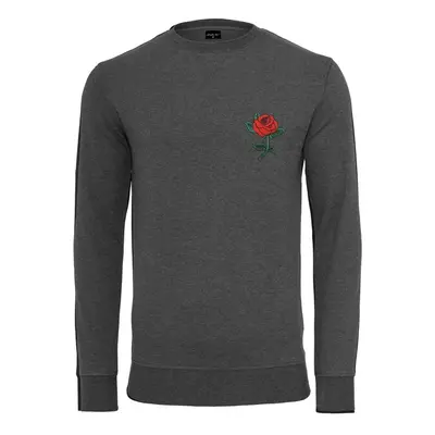 Mr. Tee Rose Crewneck charcoal