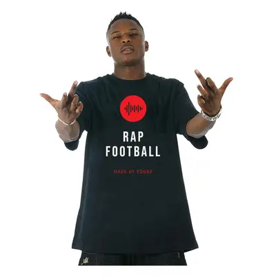 Tričko Rap & Football Tee Black