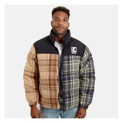 Zimní Bunda Karl kani OG Flannel Block Puffer Jacket multicolor