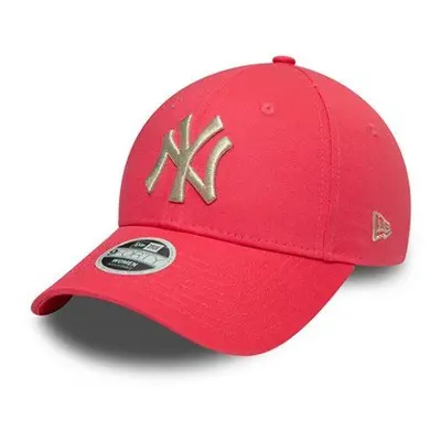 Dámská kšiltovka New Era 9Forty Womens NY Yankees Metallic hot pink cap