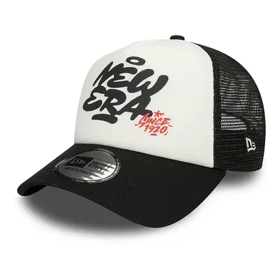 Dětská kšiltovka New Era Graffiti Black A-Frame Trucker Cap