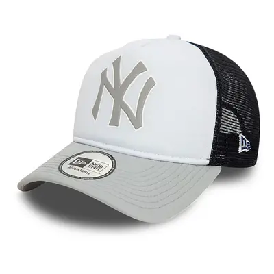 kšiltovka New Era 940 New York Yankees MLB Logo Grey A-Frame Trucker Cap