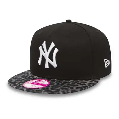 Dámská kšiltovka New Era 9Forty Womens Vize NY Yankees Leopard Black Snapback cap