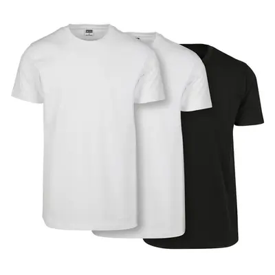 Urban Classics Basic Tee 3-Pack white/white/black