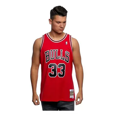 Mitchell & Ness Chicago Bulls #33 Scottie Pippen red Swingman Jersey