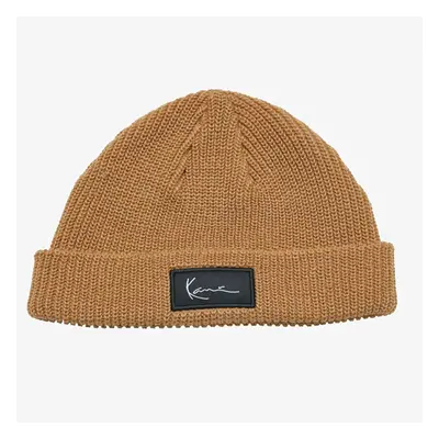 Zimní čepice karl kani Woven Signature Essential Fisherman Beanie white