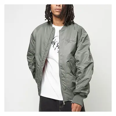 Bunda Karl Kani Small Signature Distressed Bomber Jacket anthracite