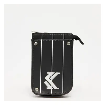 Karl Kani Pinstripe Fake Leather Small Pouch Bag black