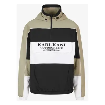 Karl Kani Woven Retro Windbreaker olive/black/white