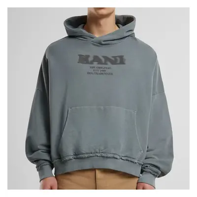 Mikina Karl Kani RETRO SPRAYED Hoodie Anthracite