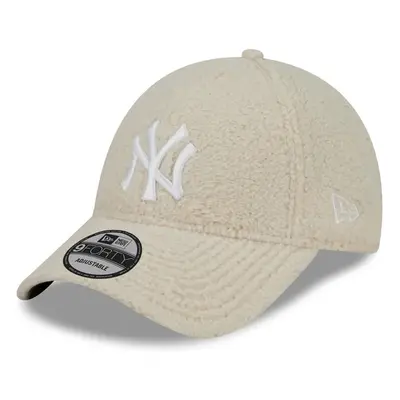 kšiltovka New Era 9FORTY MLB Teddy NY Yankees Béžový kožíšek