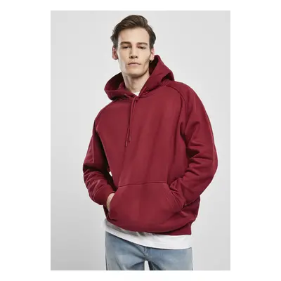 Urban Classics Blank Hoody burgundy